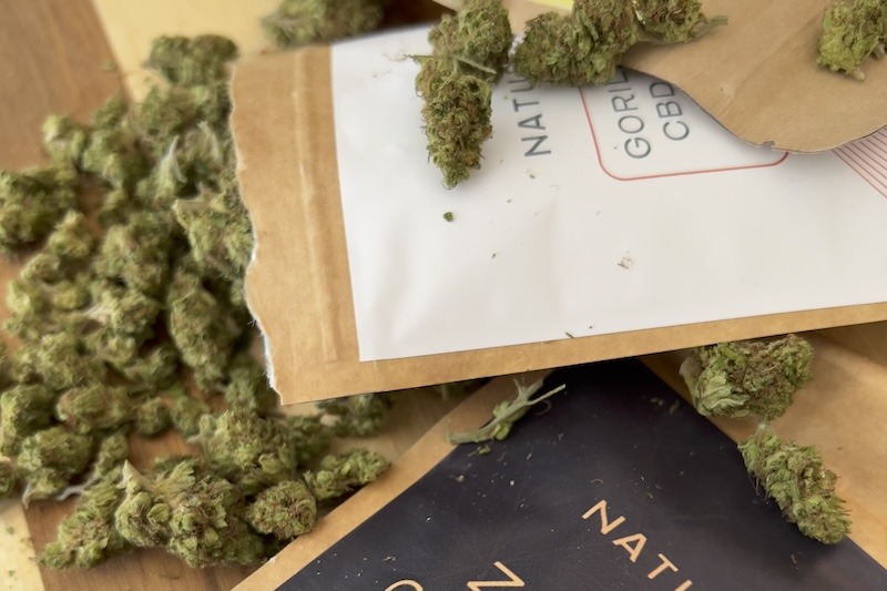 Cbd buds och förvaring.